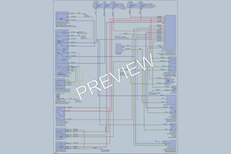 2002 Volkswagen NewBeetle Air Conditioning wiring diagram preview