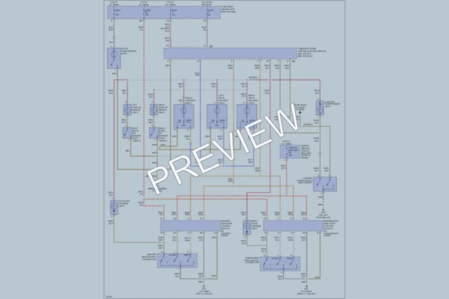 2002 Volkswagen NewBeetle Interior Lights wiring diagram preview