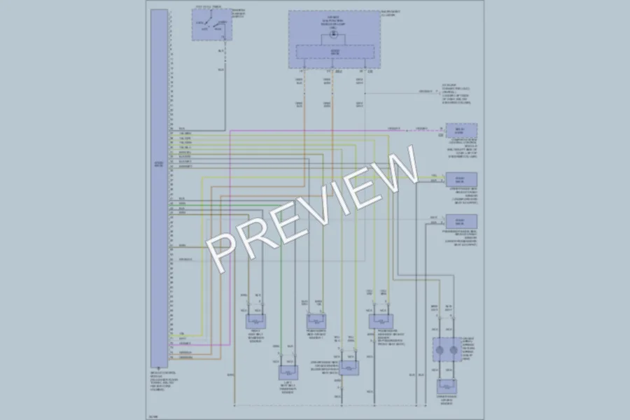 2002 Volkswagen NewBeetle Supplemental Restraints wiring diagram preview