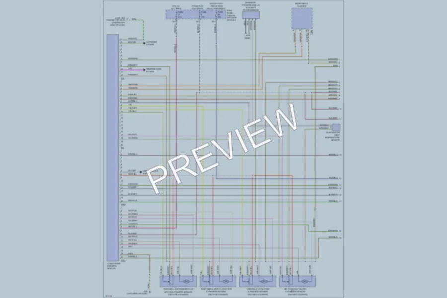 2002 Volkswagen Passat Air Conditioning wiring diagram preview