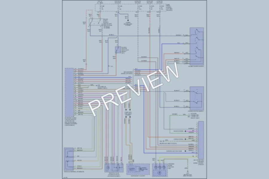 2002 Volkswagen Passat Cruise Control wiring diagram preview