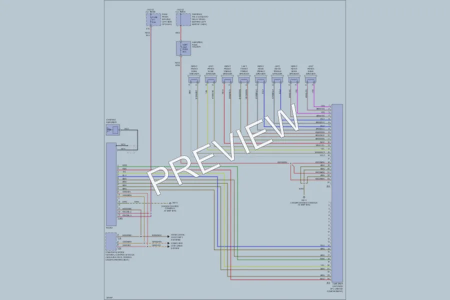 2002 Volkswagen Passat Radio wiring diagram preview