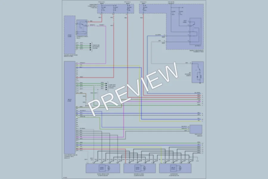 2002 Volvo S60 Air Conditioning wiring diagram preview