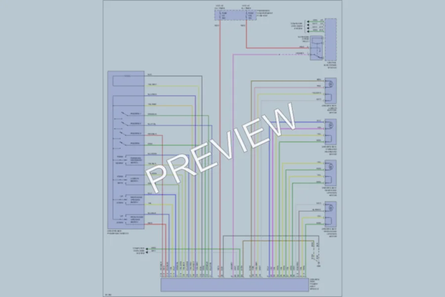 2002 Volvo S60 Power Seats wiring diagram preview
