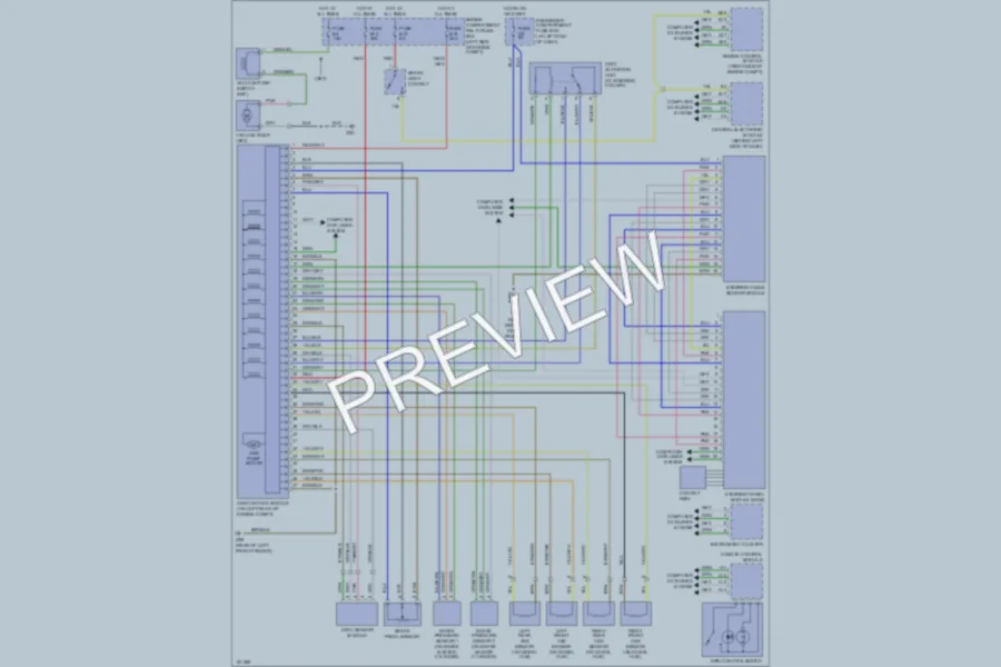 2002 Volvo S80 Anti Lock Brakes wiring diagram preview