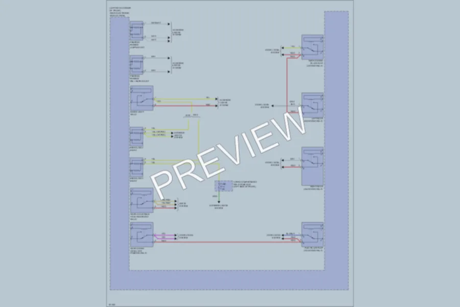 2002 Volvo S80 Body Computer wiring diagram preview