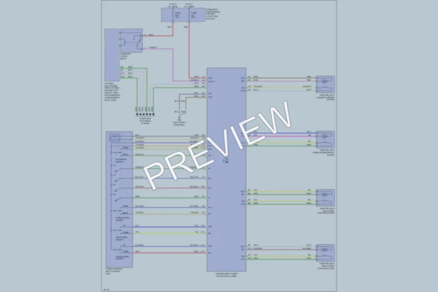 2002 Volvo V70 Memory Systems wiring diagram preview