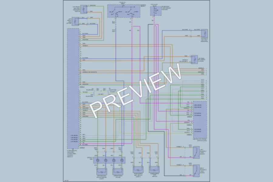 2002 Volvo V70 Supplemental Restraints wiring diagram preview