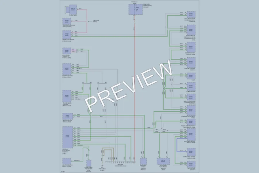 2002 Volvo V70XC Computer Data Lines wiring diagram preview