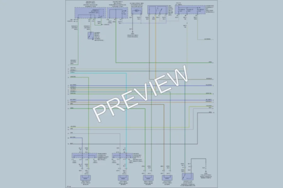 2003 Acura 32CL Anti Lock Brakes wiring diagram preview