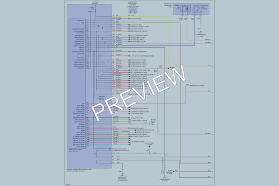 2003 Acura 32CL Body Control Modules wiring diagram preview