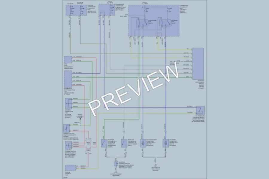 2003 Acura 32CL Cooling Fan wiring diagram preview