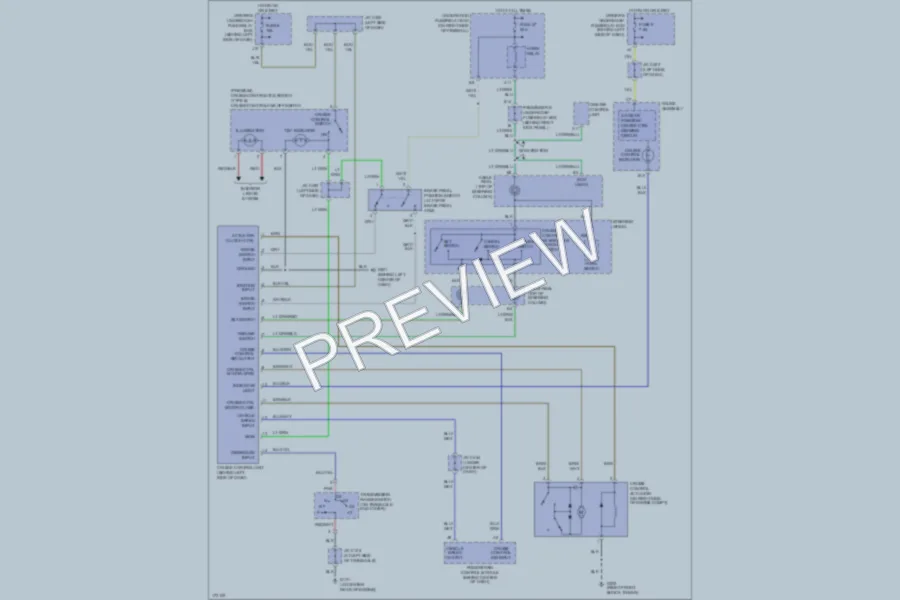 2003 Acura 32CL Cruise Control wiring diagram preview