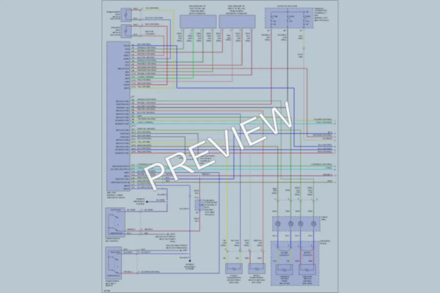2003 Acura 32CL Supplemental Restraints wiring diagram preview