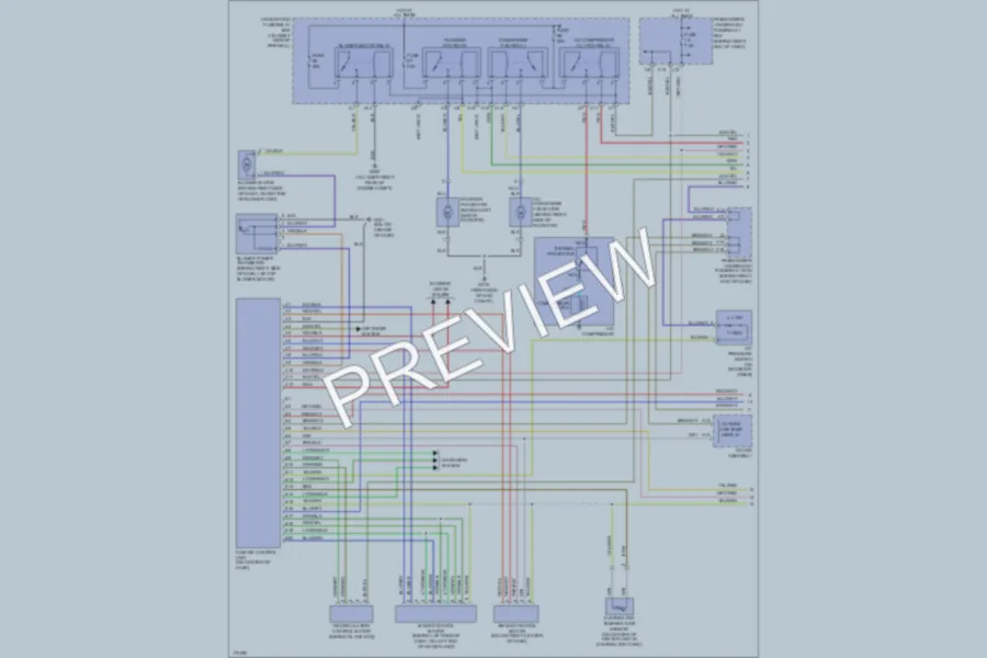 2003 Acura 32TL Air Conditioning wiring diagram preview