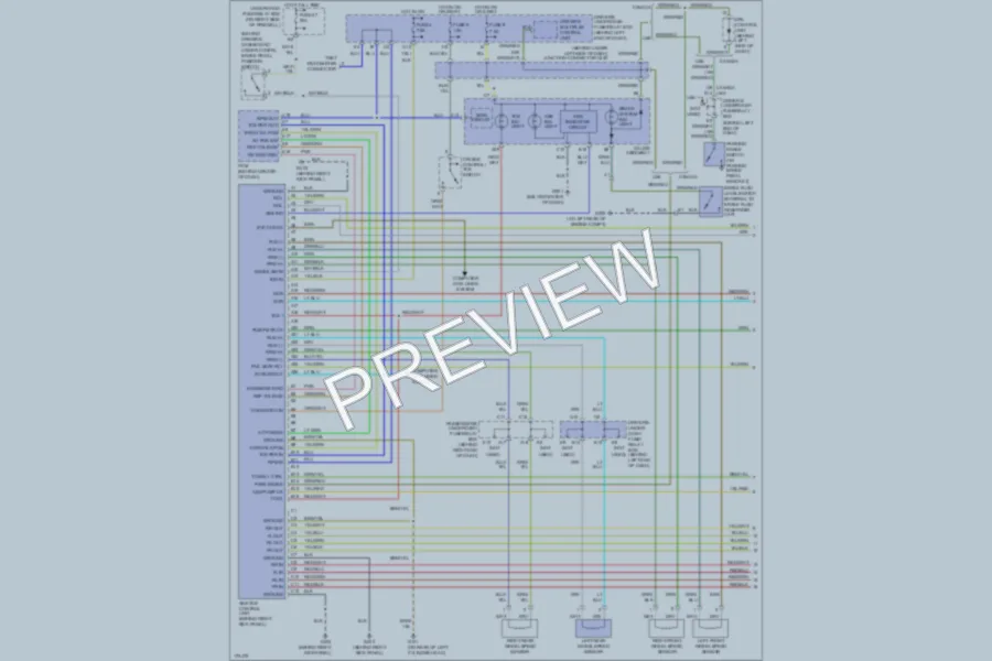2003 Acura 32TL Anti Lock Brakes wiring diagram preview