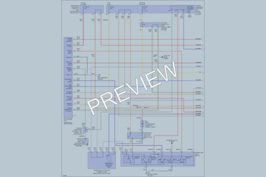 2003 Acura 32TL Headlights wiring diagram preview