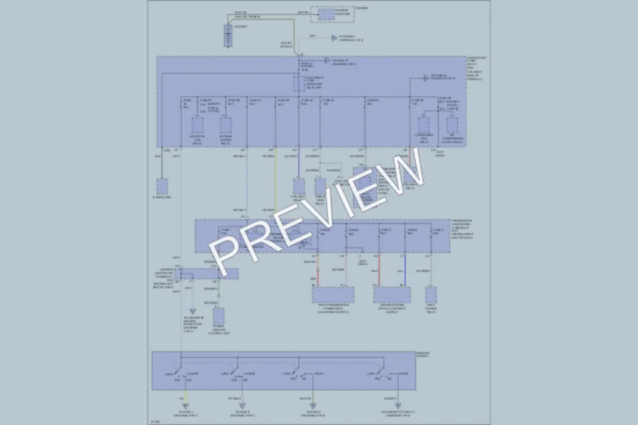 2003 Acura 32TL Power Distribution wiring diagram preview