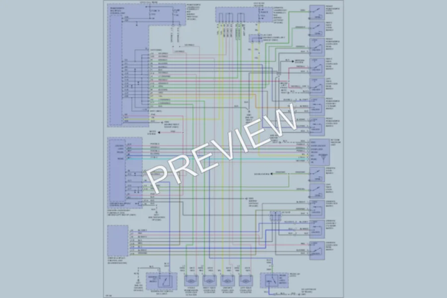 2003 Acura 32TL Power Door Locks wiring diagram preview