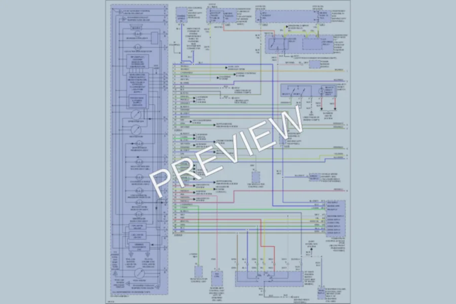 2003 Acura 35RL Instrument Cluster wiring diagram preview