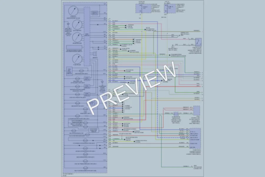 2003 Acura MDX Instrument Cluster wiring diagram preview