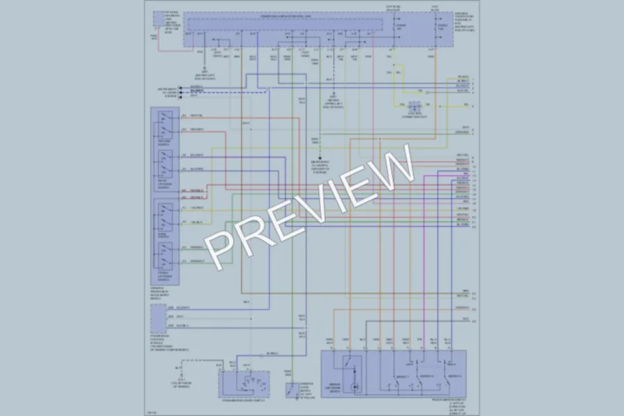 2003 Acura MDX Memory Systems wiring diagram preview
