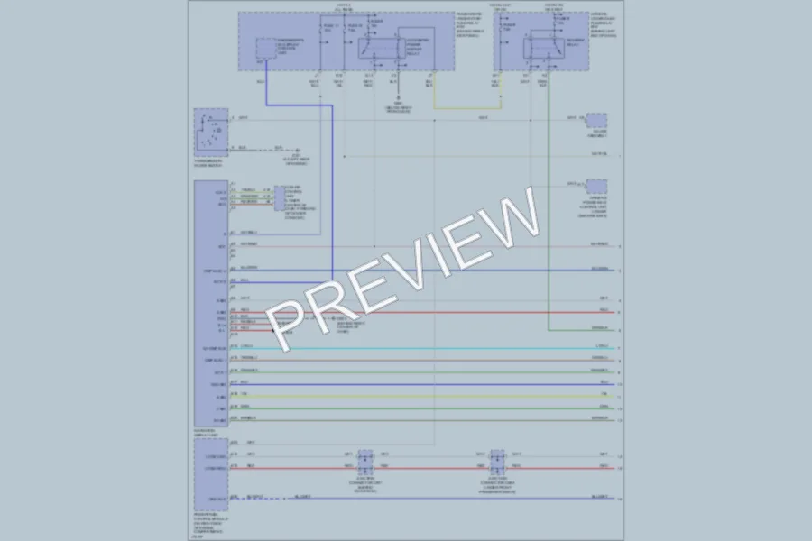 2003 Acura MDX Navigation wiring diagram preview