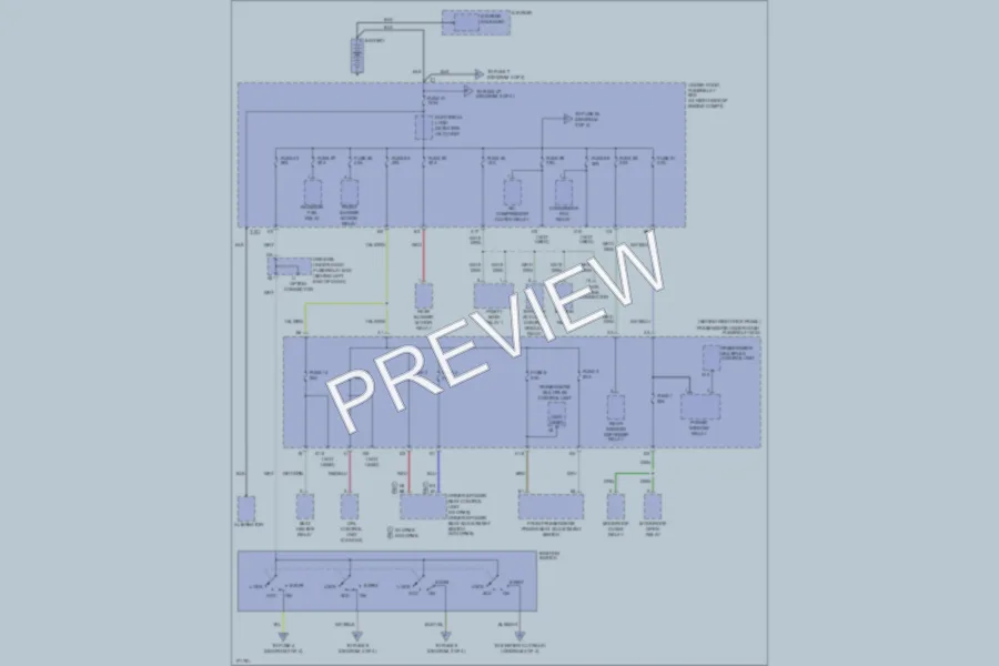 2003 Acura MDX Power Distribution wiring diagram preview