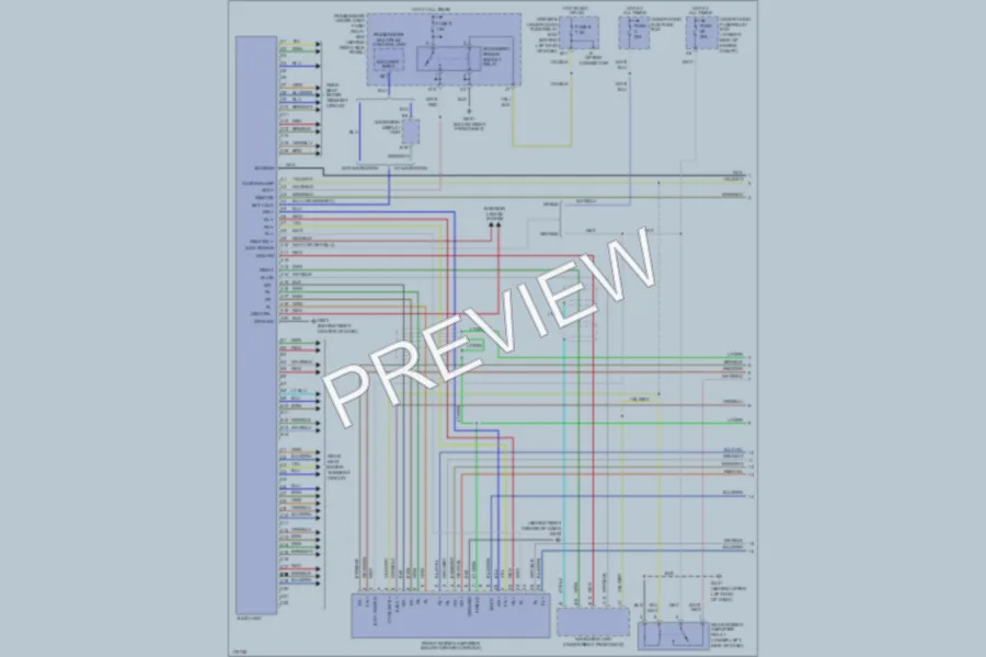 2003 Acura MDX Radio wiring diagram preview
