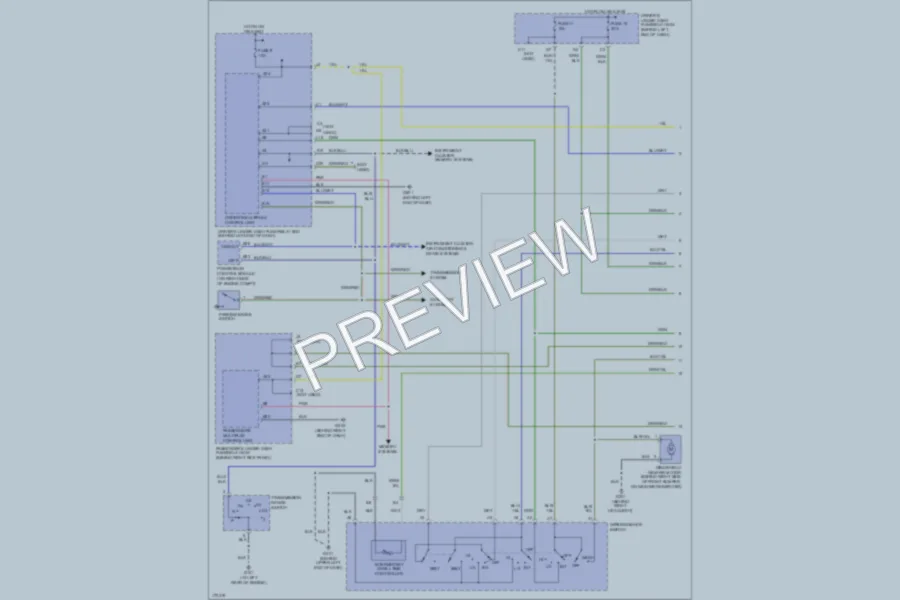 2003 Acura MDX Wiper Washer wiring diagram preview