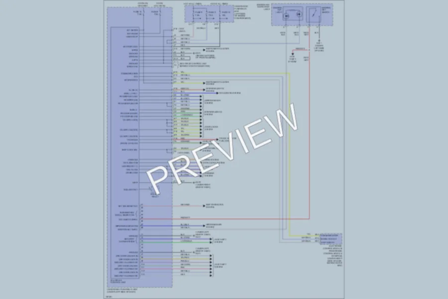 2003 Acura RSX Body Control Modules wiring diagram preview