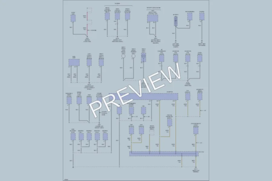 2003 Acura RSX Ground Distribution wiring diagram preview