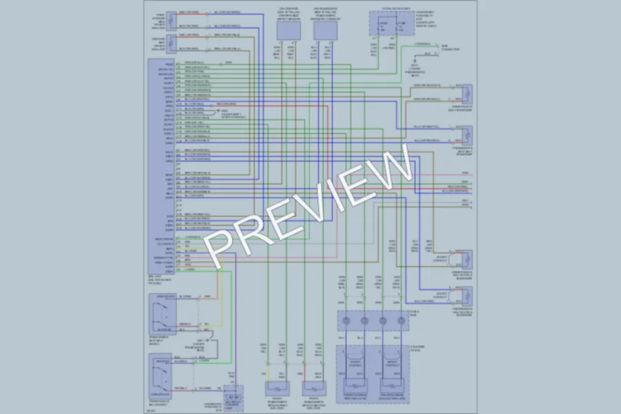 2003 Acura RSX Supplemental Restraints wiring diagram preview