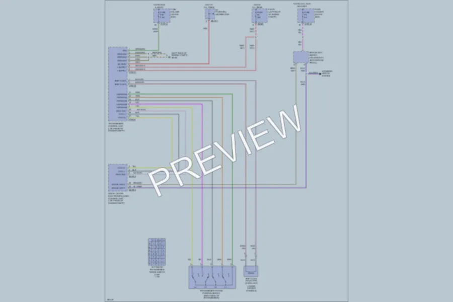 2003 BMW 325Ci Shift Interlock wiring diagram preview