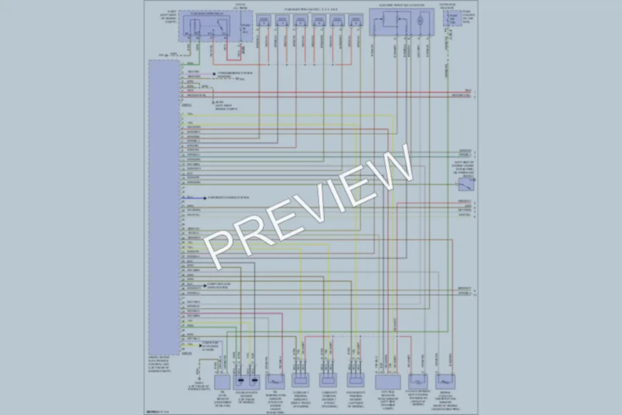 2003 BMW 325xi Engine Performance wiring diagram preview