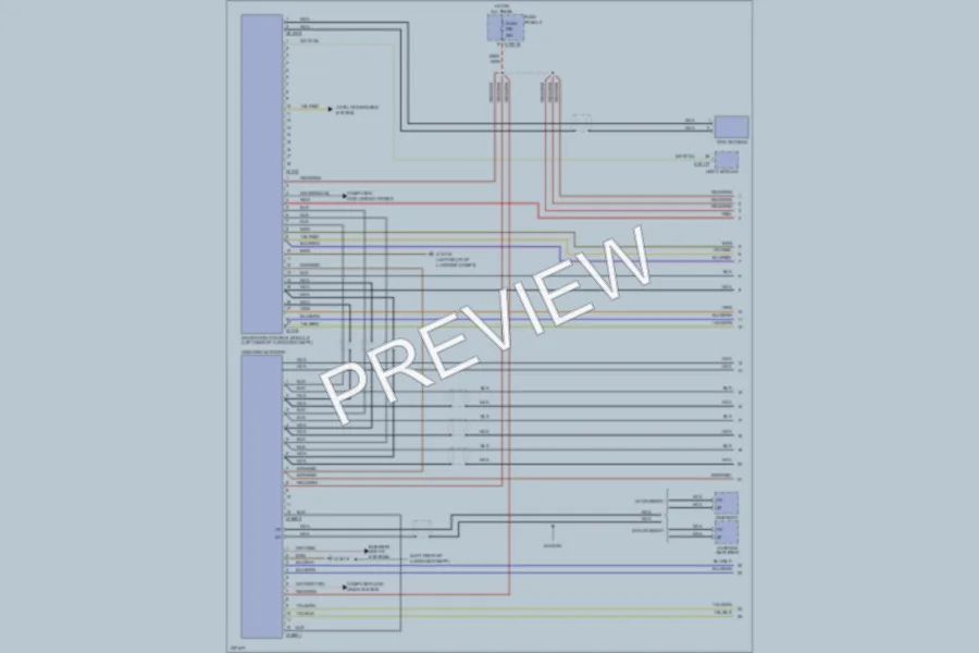 2003 BMW 525i Navigation wiring diagram preview