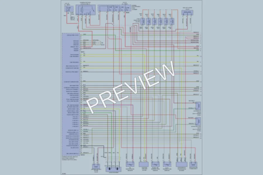 2003 BMW 530i Engine Performance wiring diagram preview