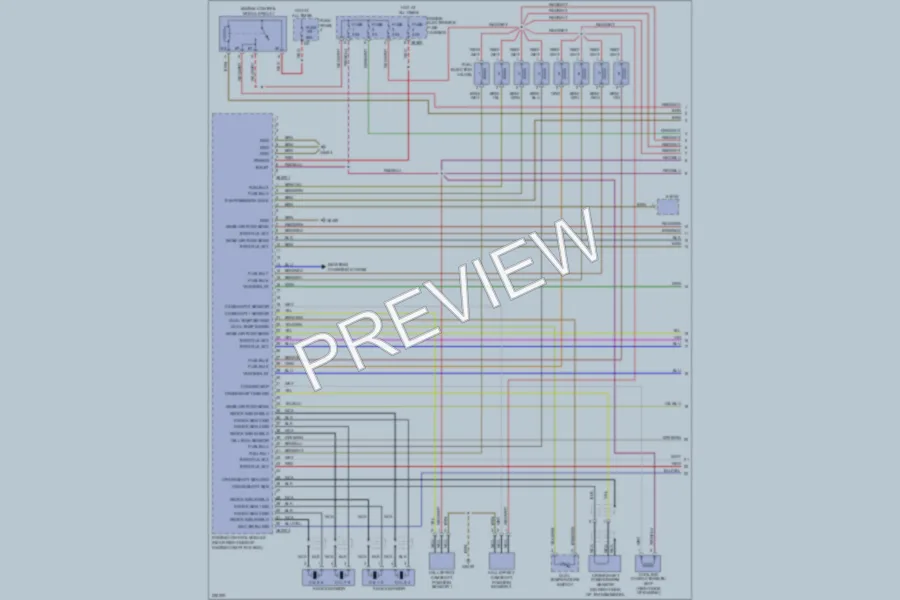 2003 BMW 540i Engine Performance wiring diagram preview
