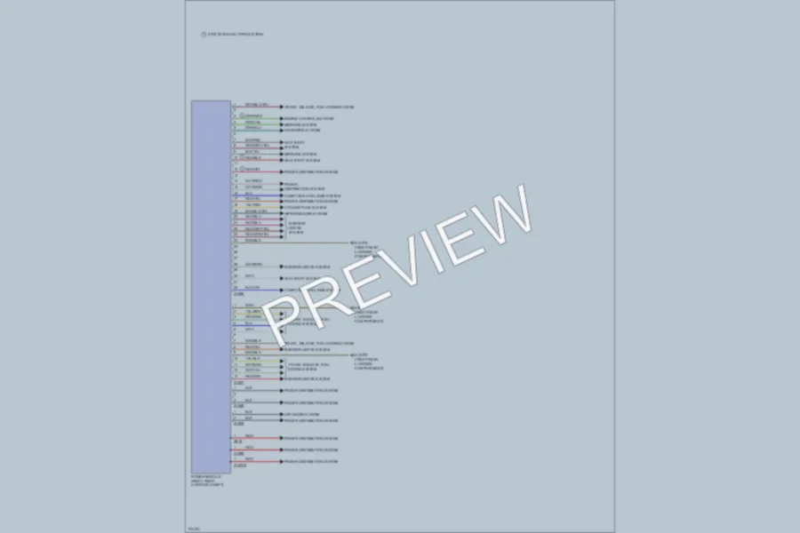 2003 BMW 745i Body Control Modules wiring diagram preview