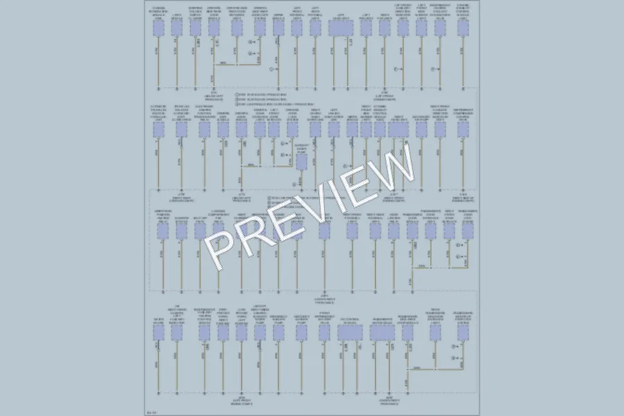 2003 BMW 745i Ground Distribution wiring diagram preview