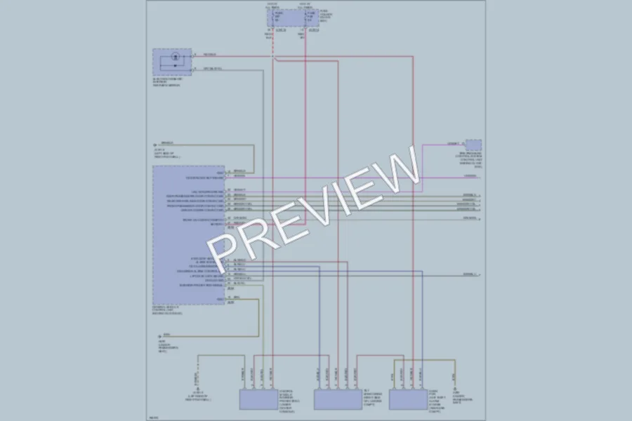 2003 BMW M3 Anti Theft wiring diagram preview