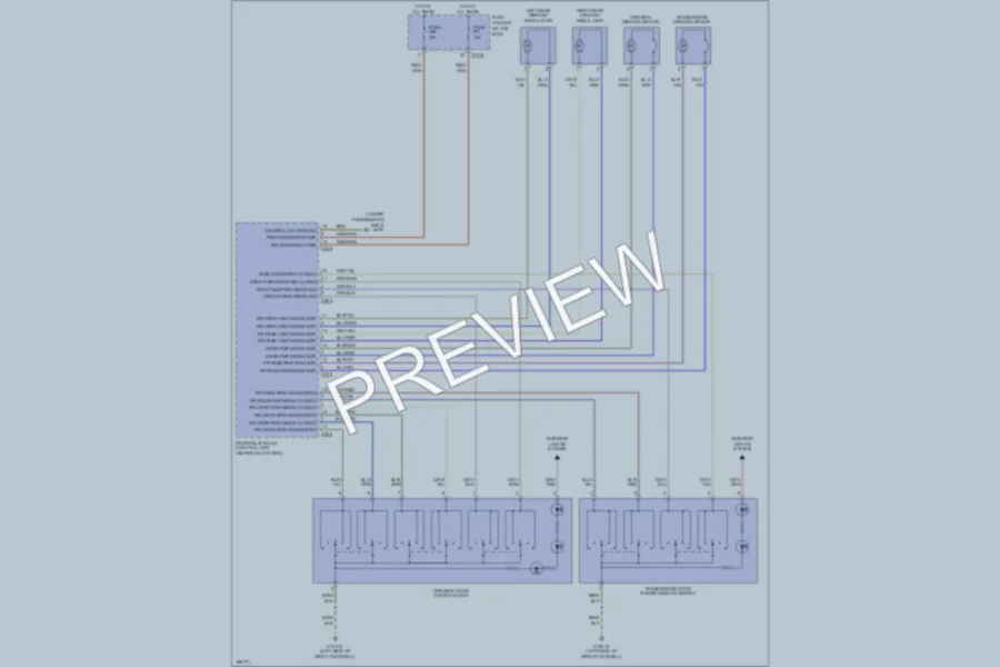 2003 BMW M3 Power Windows wiring diagram preview