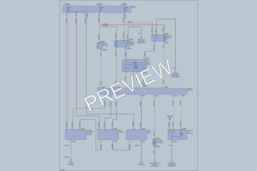 2003 BMW X5 Anti Theft wiring diagram preview