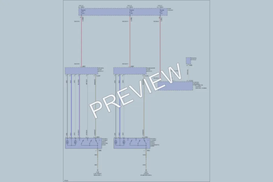 2003 BMW X5 Power Door Locks wiring diagram preview