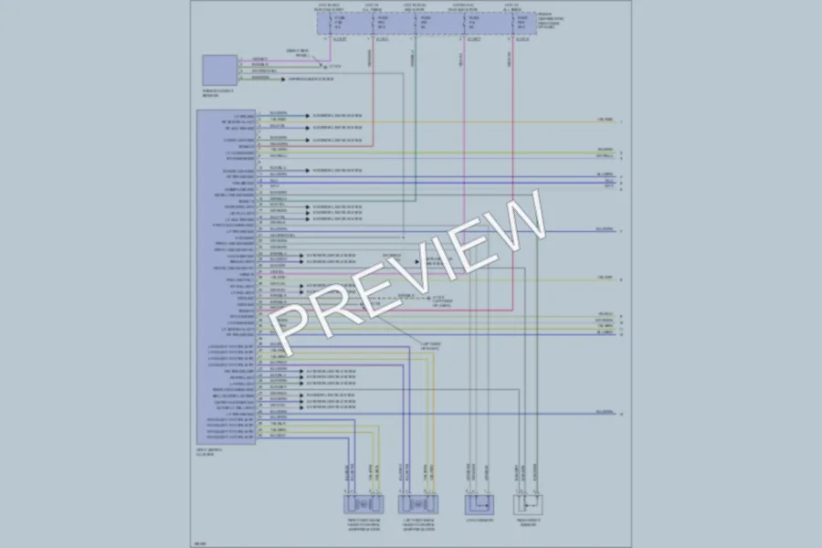 2003 BMW Z4 Headlights wiring diagram preview