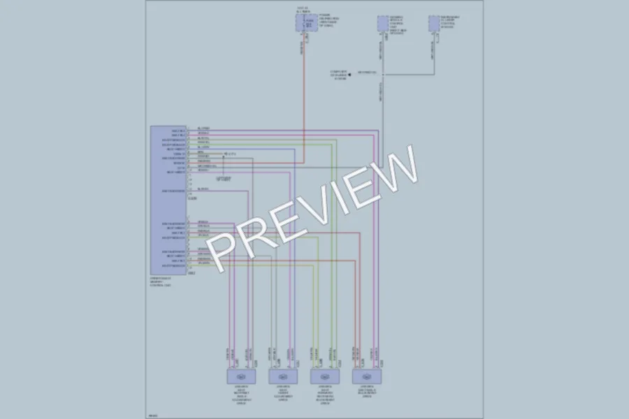2003 BMW Z4 Memory Systems wiring diagram preview