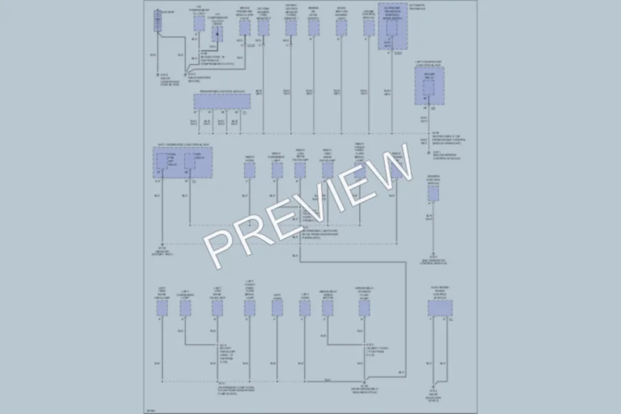 2003 Buick ParkAvenue Ground Distribution wiring diagram preview