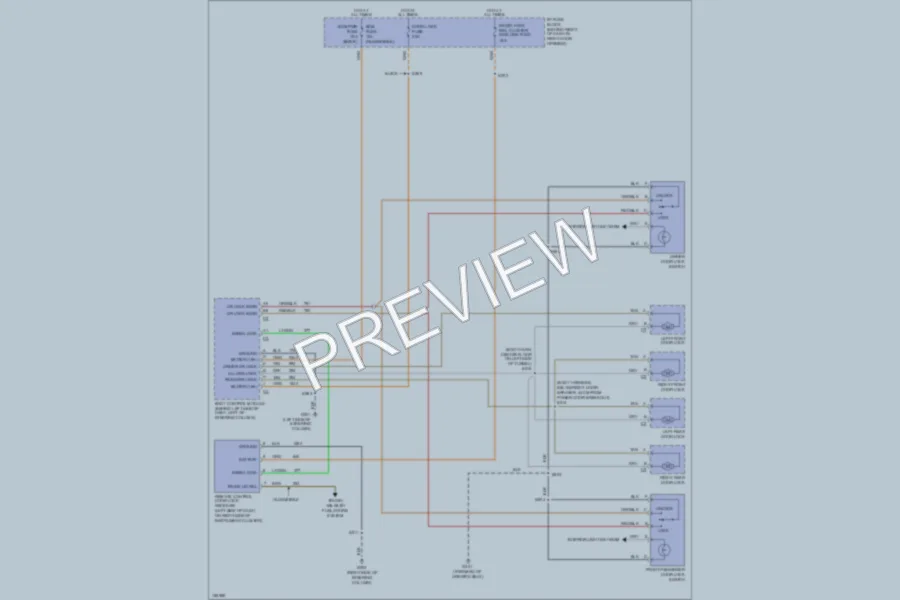 2003 Buick Regal Power Door Locks wiring diagram preview