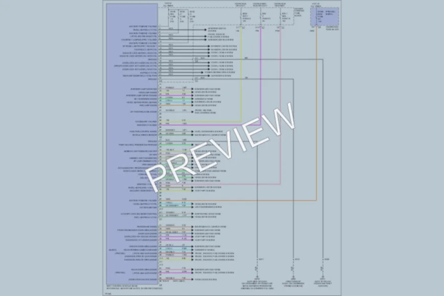 2003 Buick Rendezvous Body Control Modules wiring diagram preview