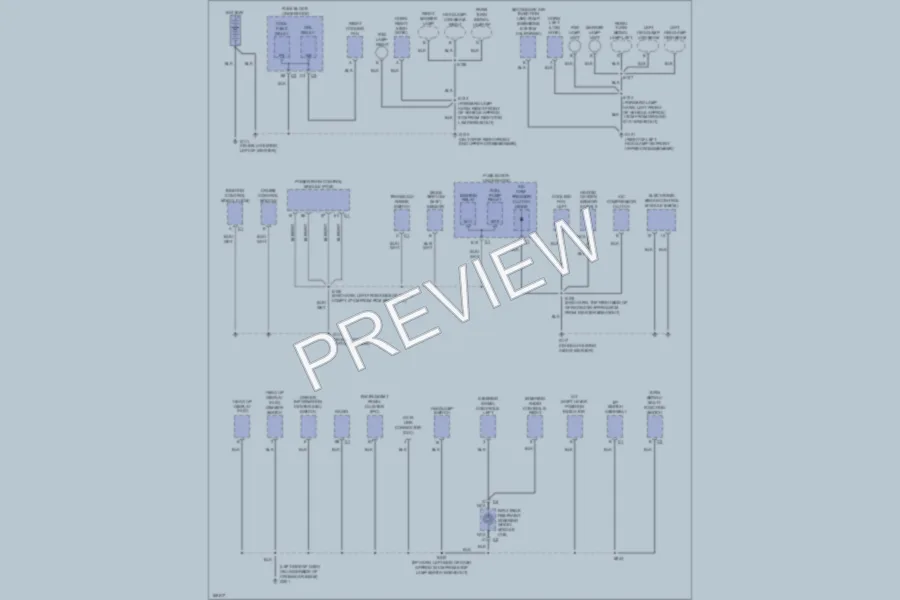 2003 Buick Rendezvous Ground Distribution wiring diagram preview